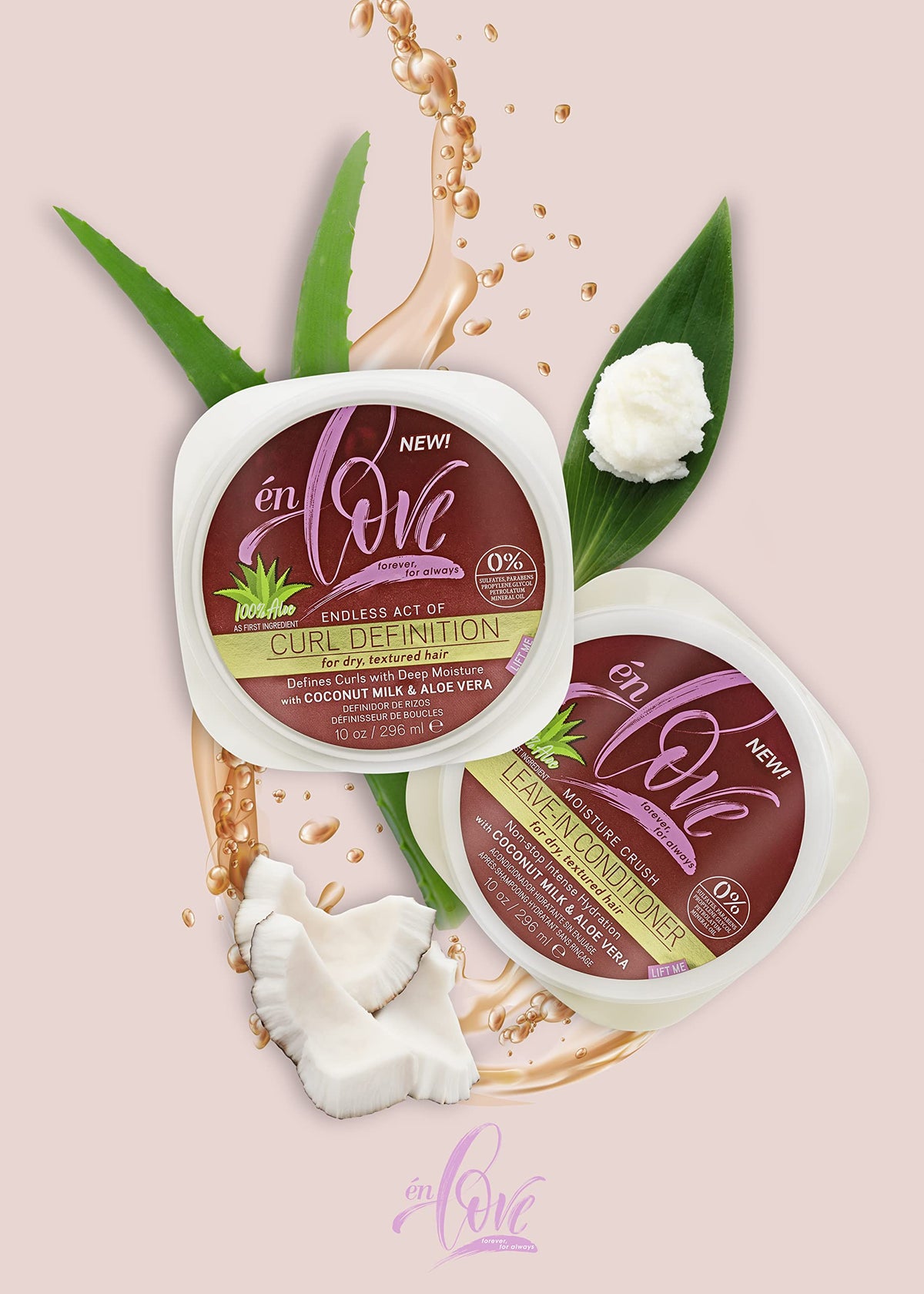 Leave-In Conditioner Coconut Milk & Aloe Vera 10oz W96701