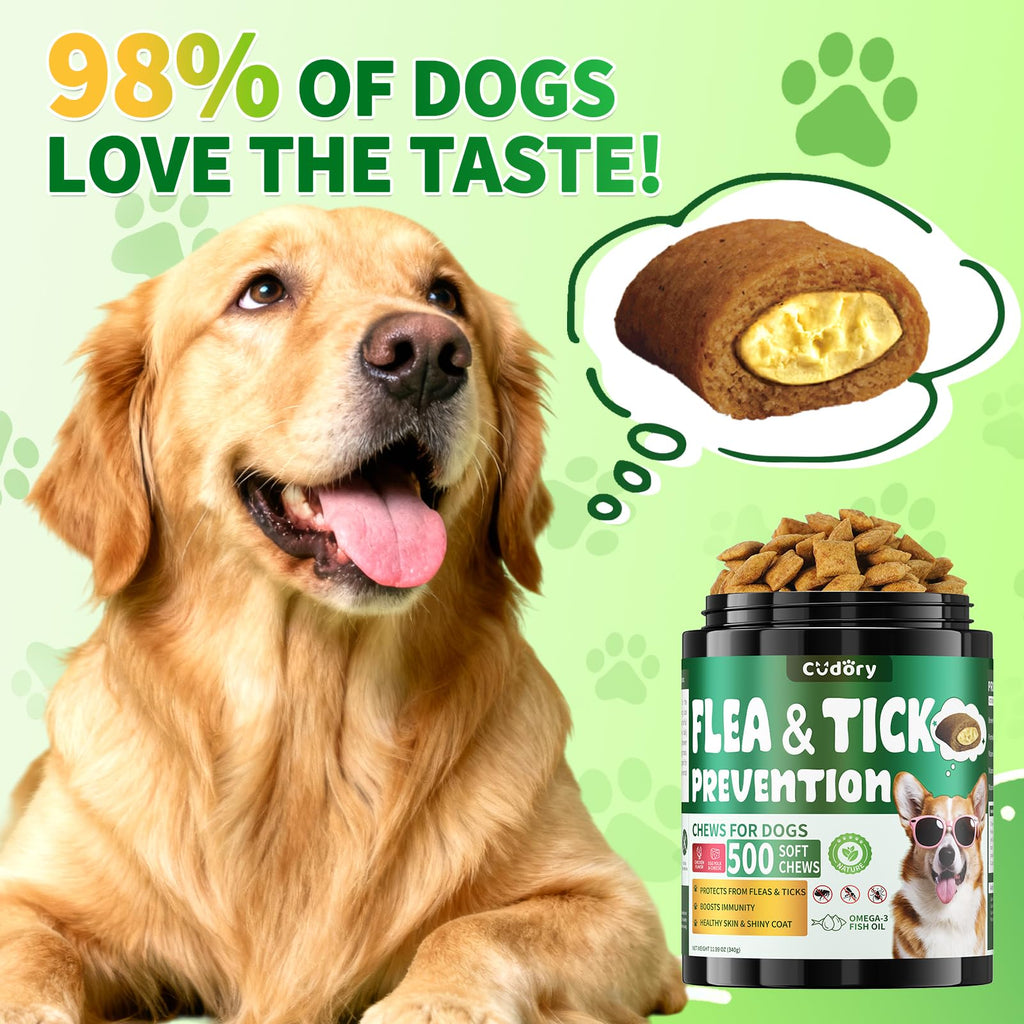 Flea and Tick Prevention for Dogs Chews T97180