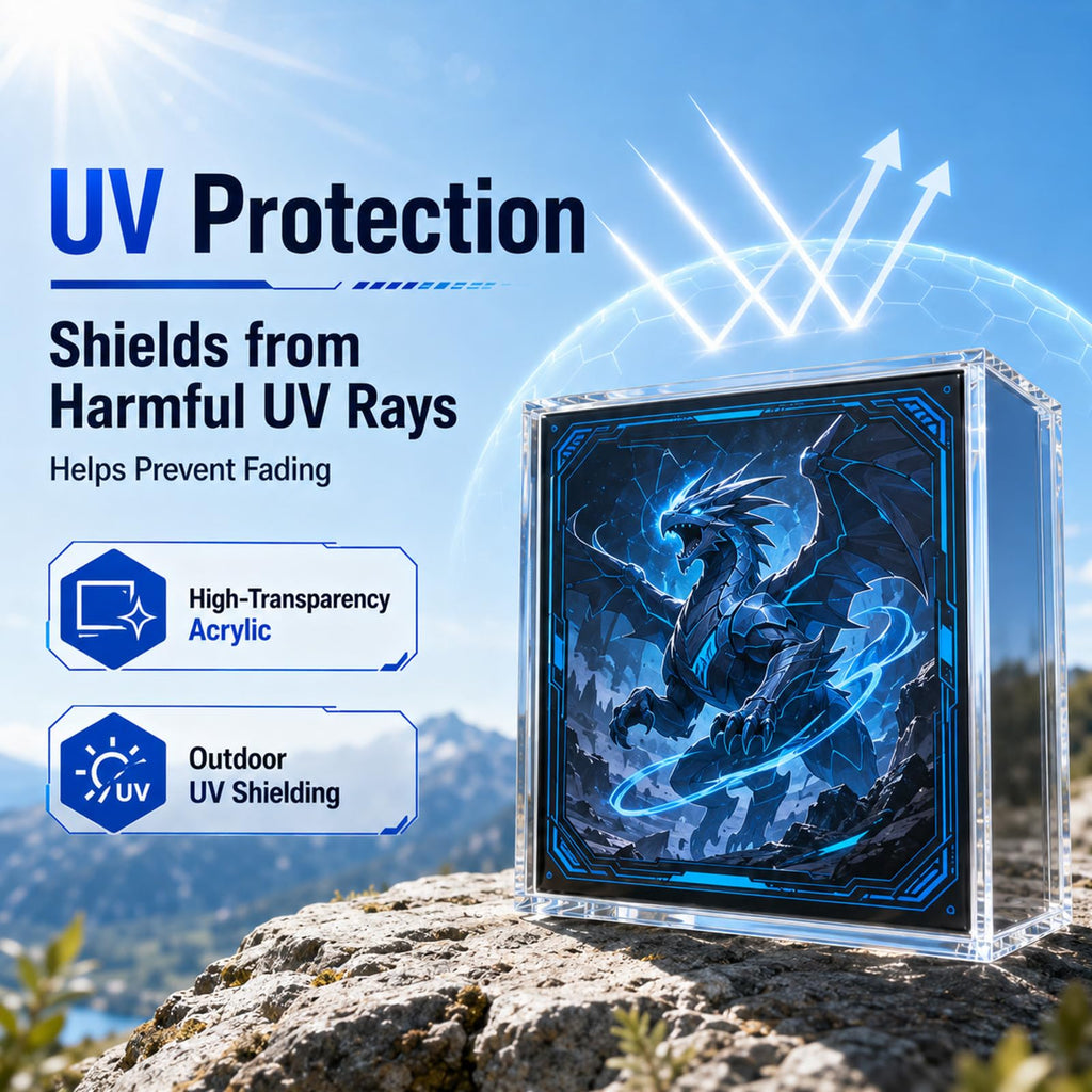 2 Pack Clear Acrylic Display Box with Magnetic Lid V701251