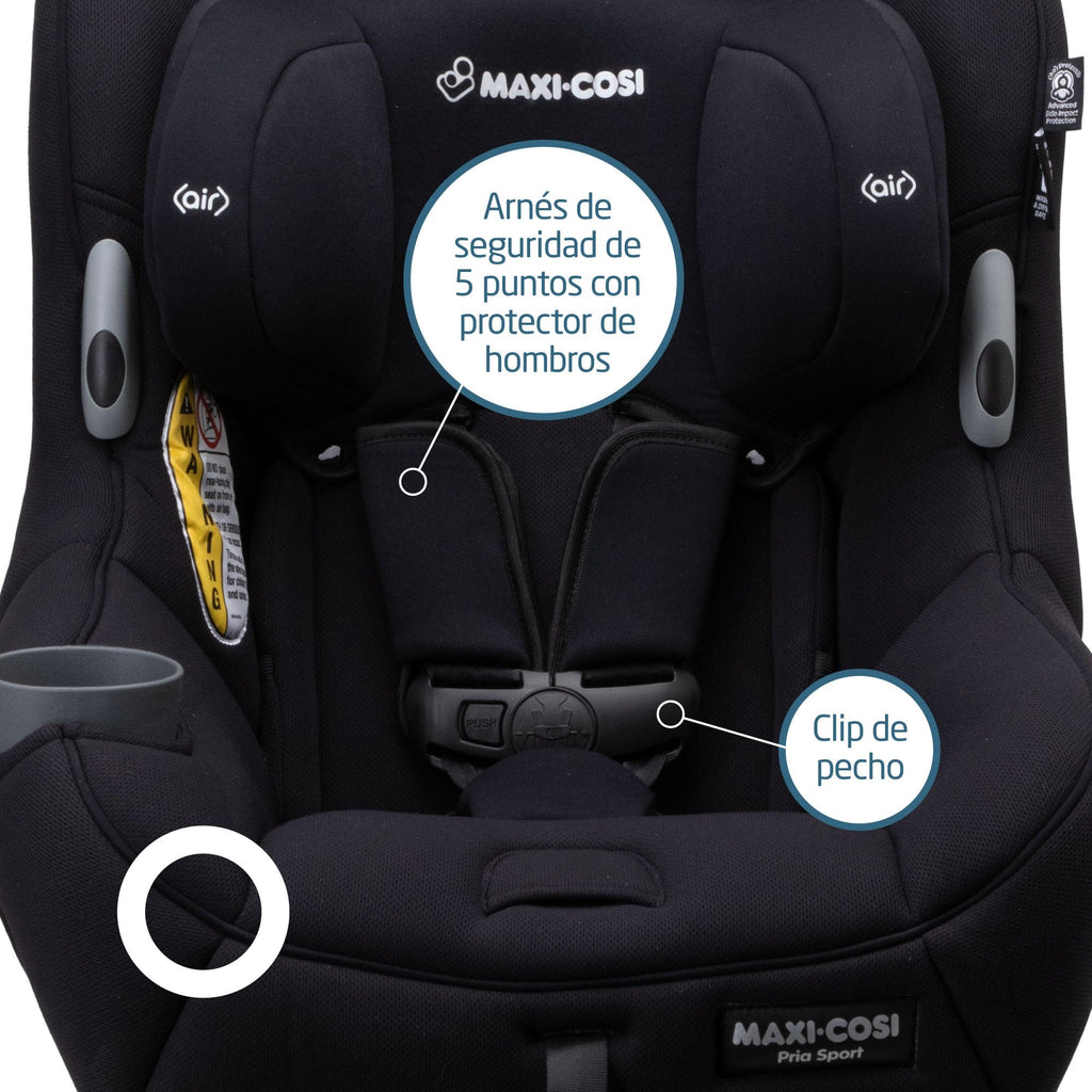 2-in-1 Convertible Car Seat Midnight Black K489
