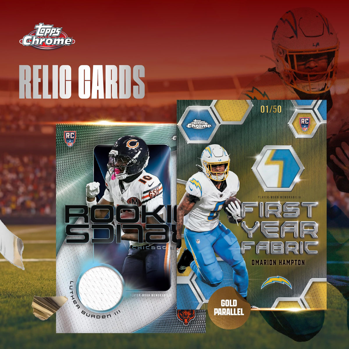 2025 Topps Chrome NFL Football Mega Box B816