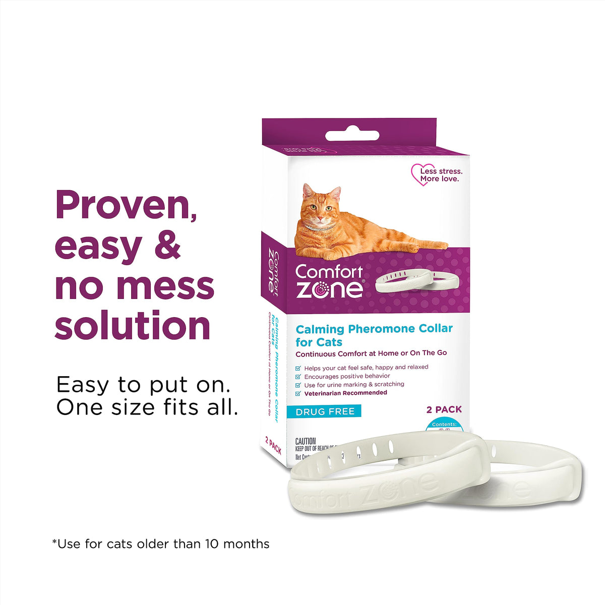 Cat Calming Collar 2 Pack N1119
