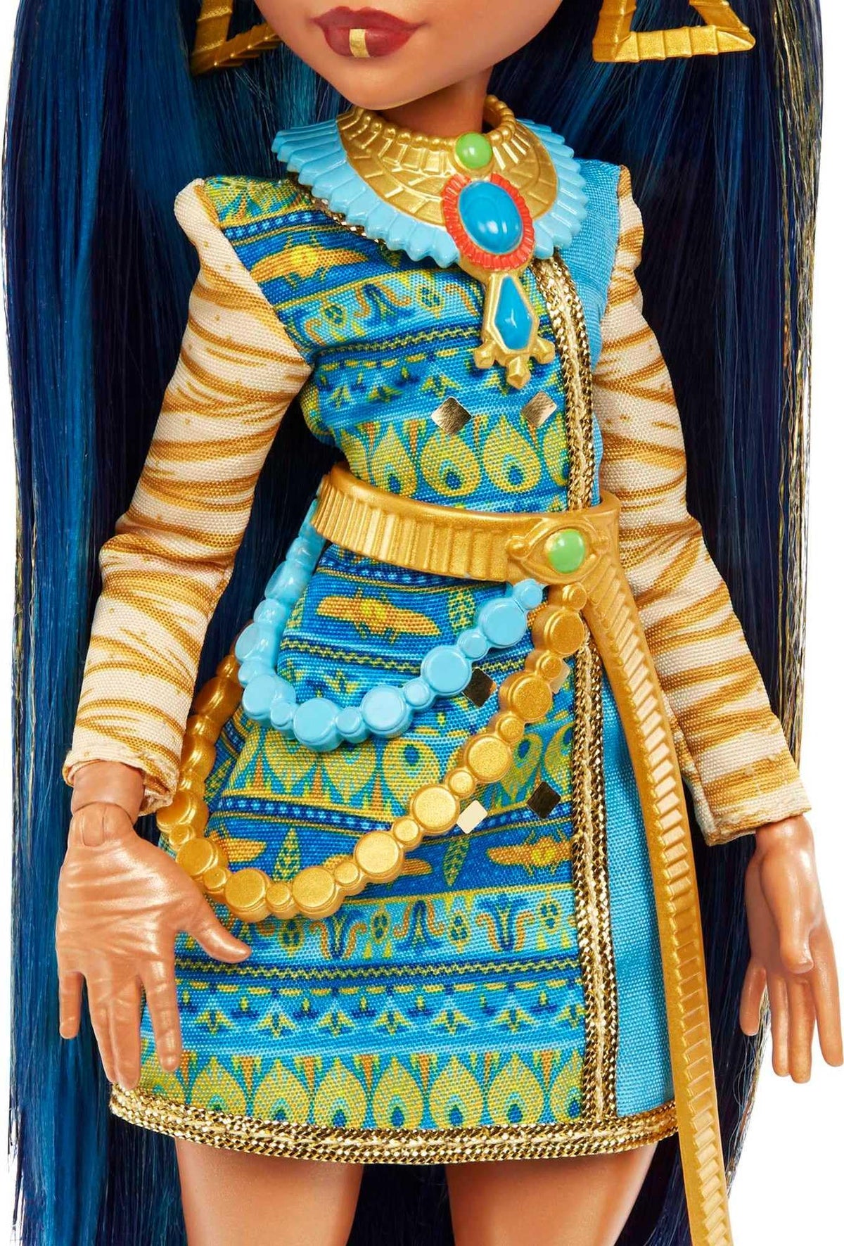 Monster High Doll with Blue Streaked Hair and Fashion Accessories E5860
