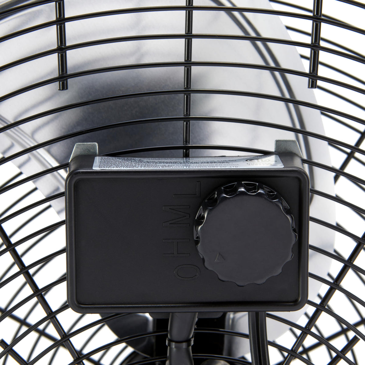 20" High Velocity Industrial Floor Fan with 3 Speeds, Metal Housing, Black T14114