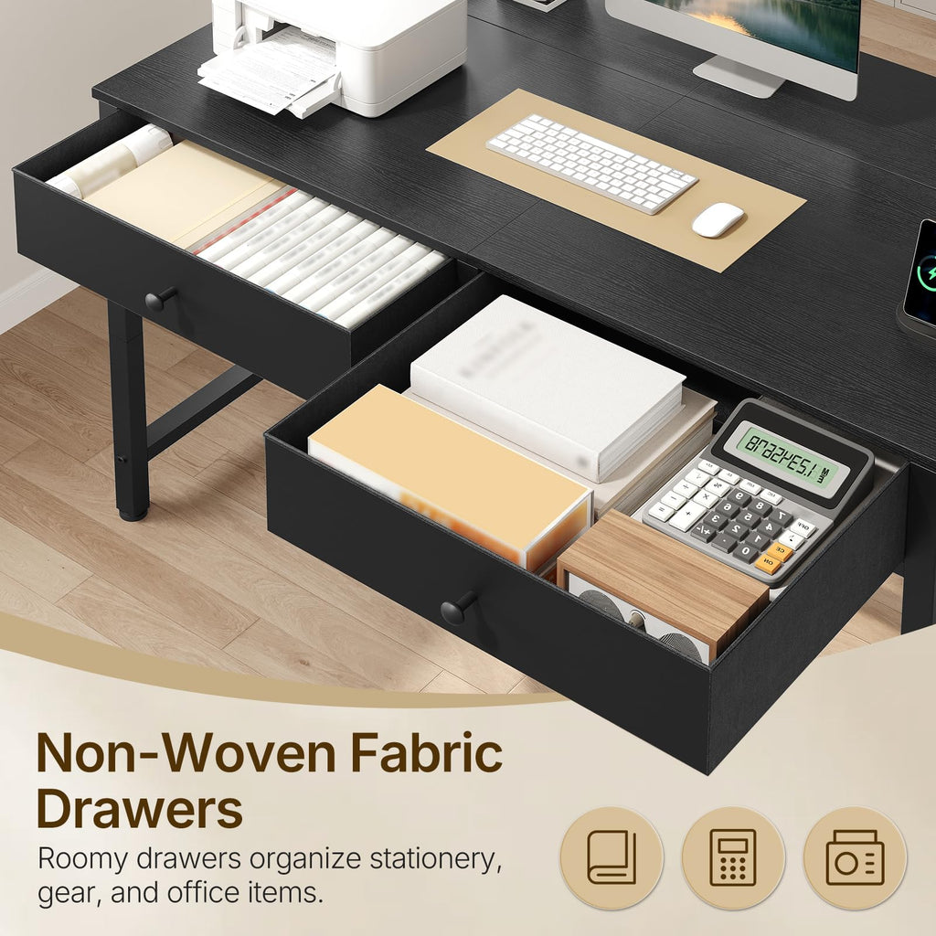 Computer Desk with Monitor Stand N745
