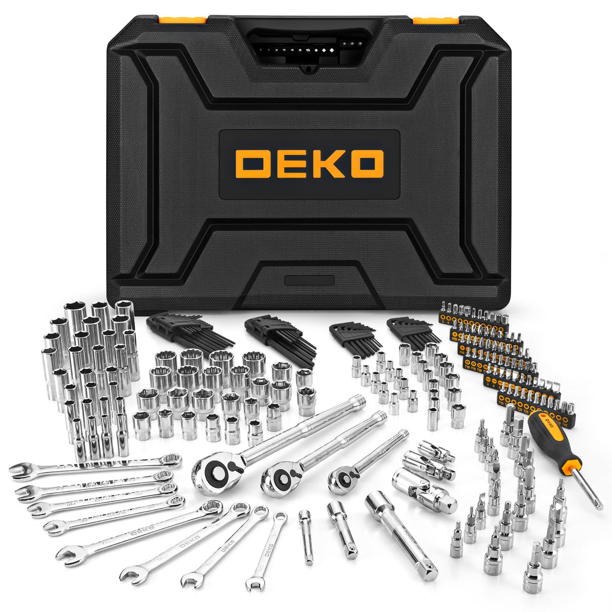 226 Pcs Mechanic Tool Set with Storage Tool Box V205294