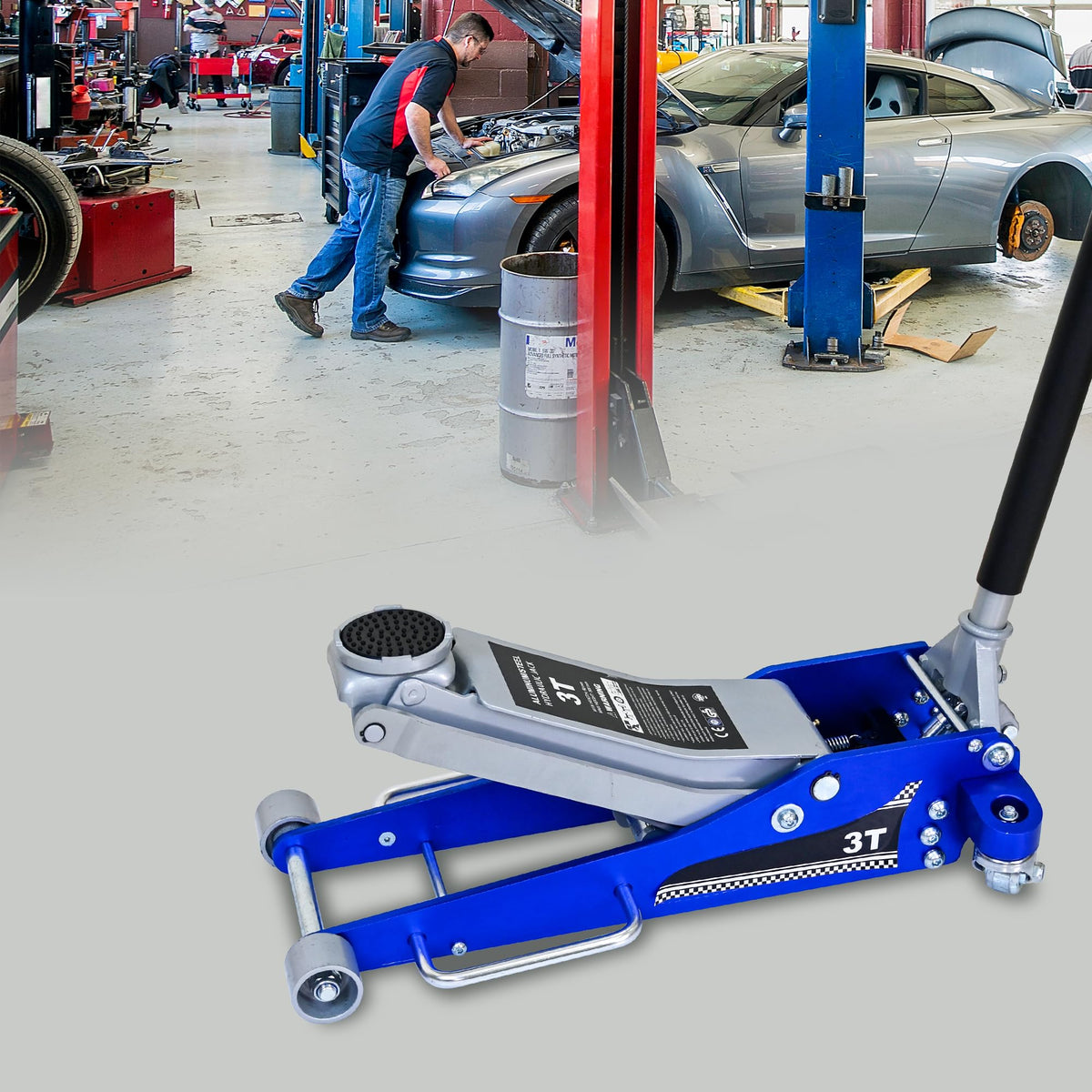 3 Ton Low Profile Hydraulic Floor Jack U25127