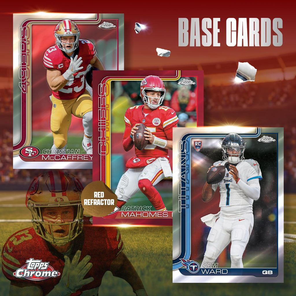 2025 Topps Chrome NFL Football Mega Box B816