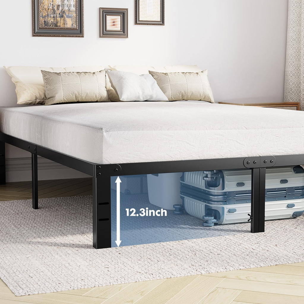 Queen Metal Slat Platform Bed Frame 14 Inch W802914