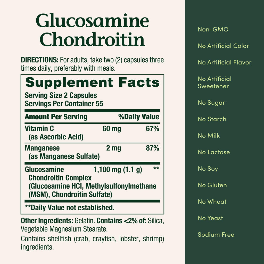 Glucosamine Chondroitin Dietary Supplement L830