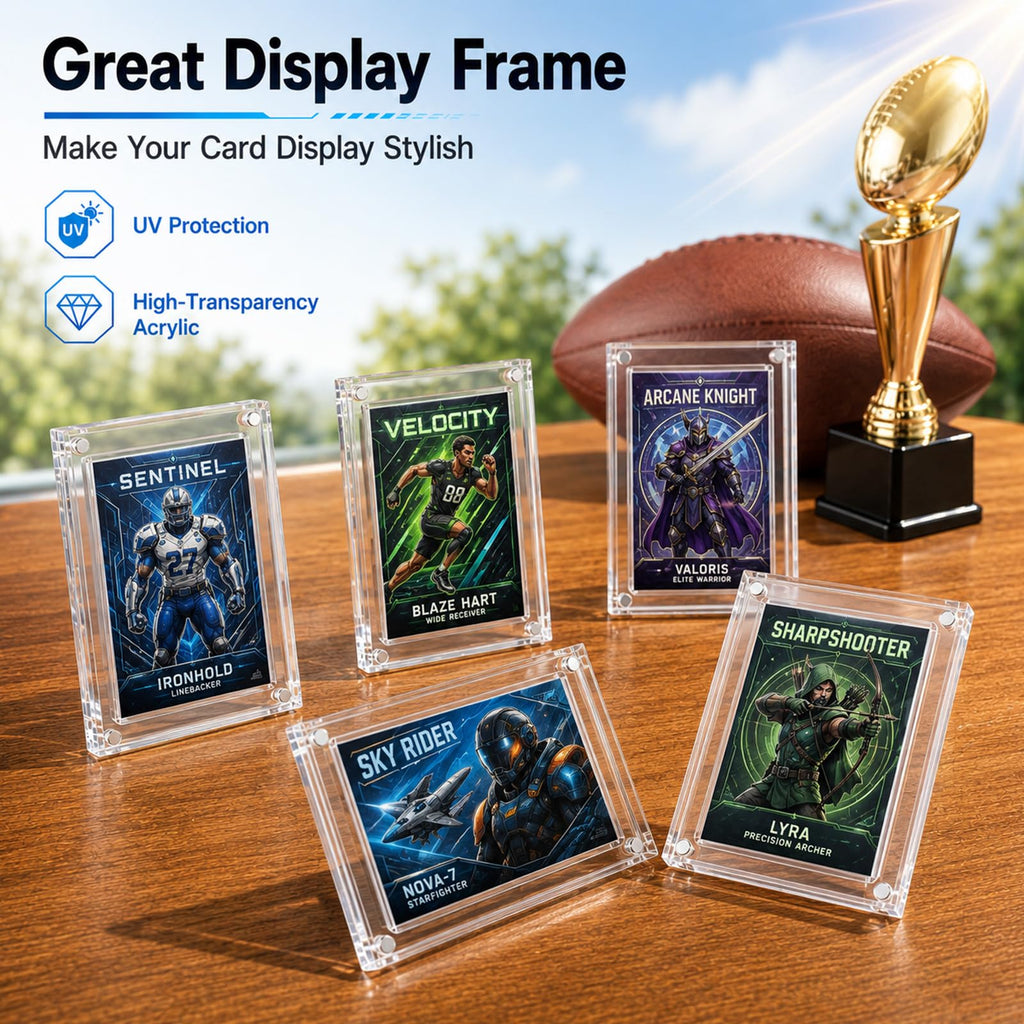 2 Pack Clear Acrylic Display Box with Magnetic Lid V701251