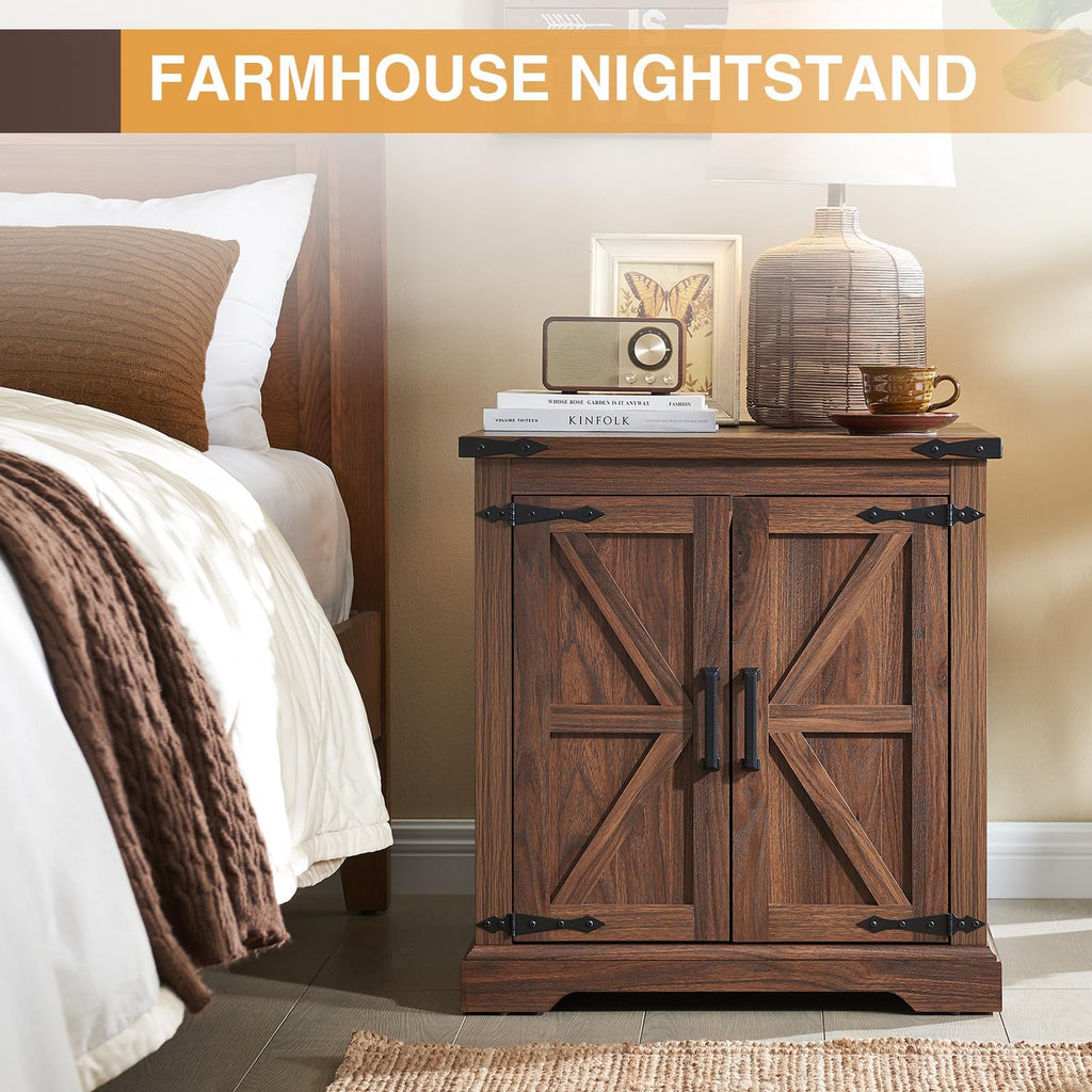 24" End Table Set of 2 with Charging Station E7836