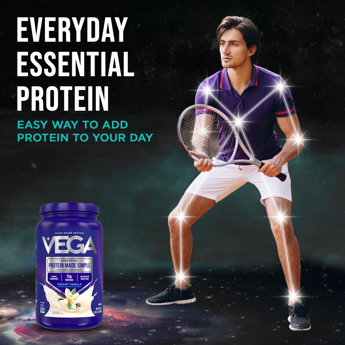 Vanilla Vegan Protein Powder B484481