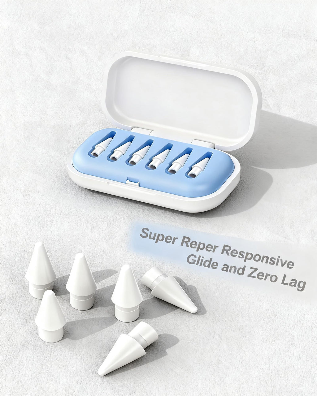 6 Pack Replacement Pencil Tips with Case P706