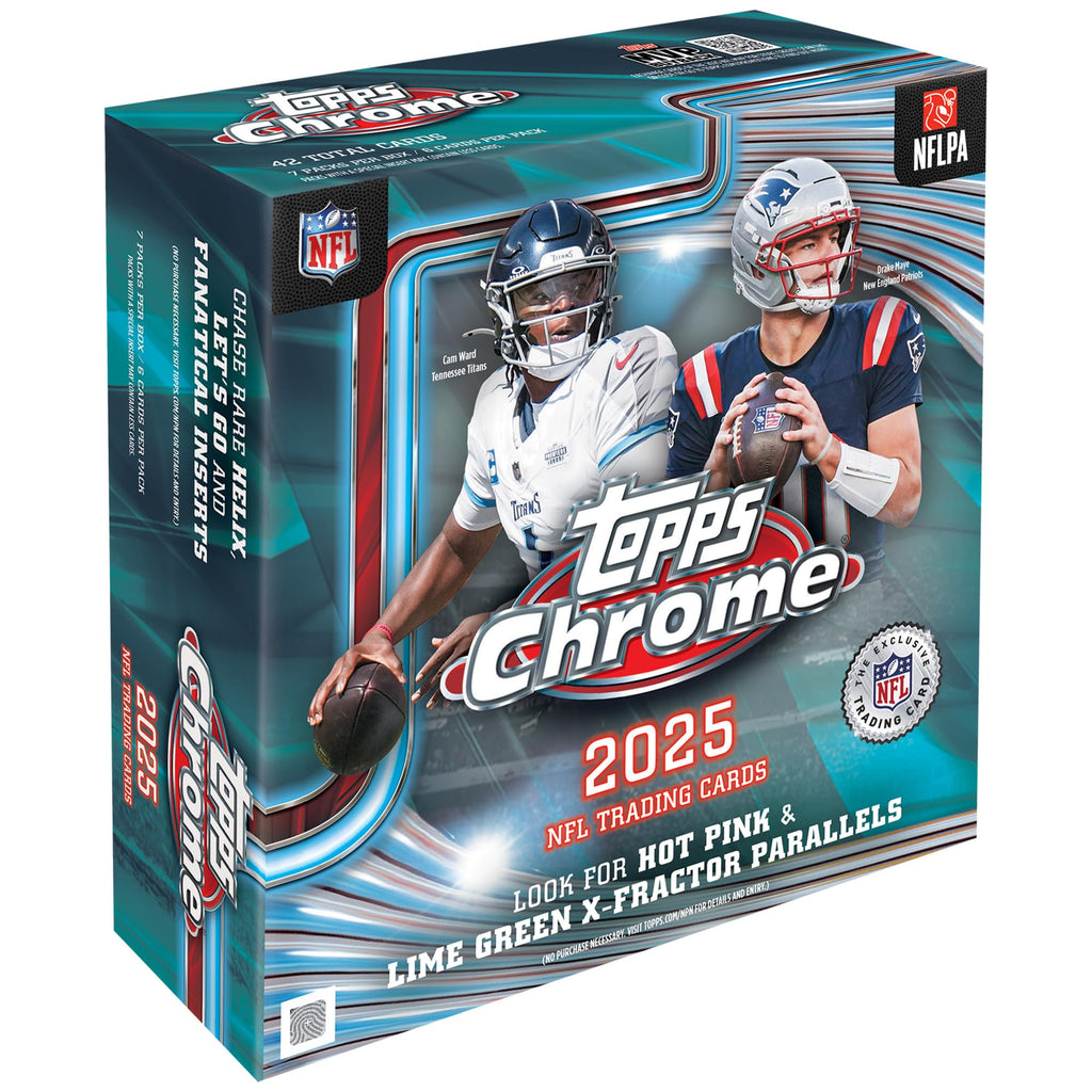 2025 Topps Chrome NFL Football Mega Box B816
