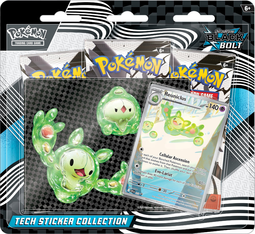 Pokemon TCG Black Bolt Tech Sticker Blister R46786