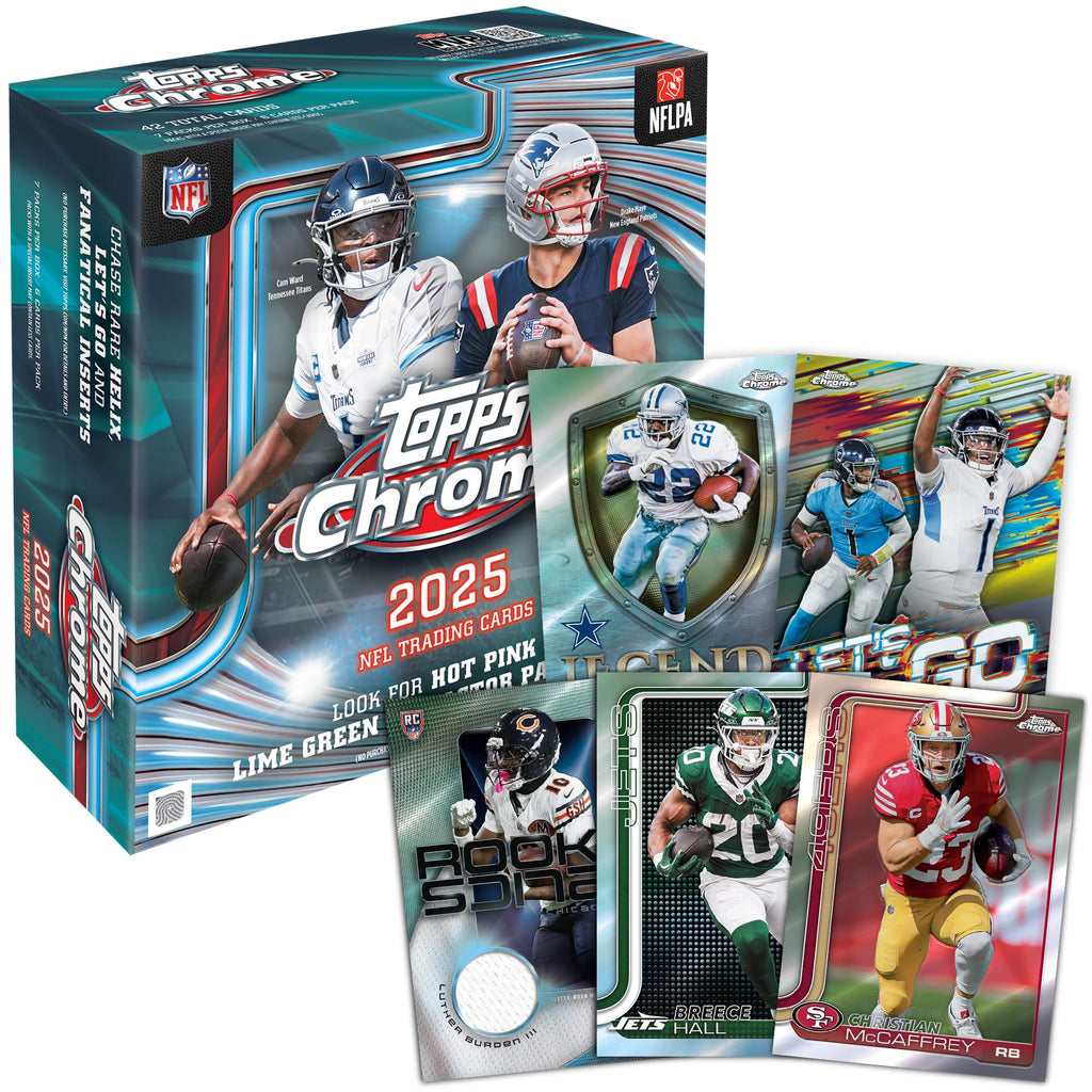 2025 Topps Chrome NFL Football Mega Box B816