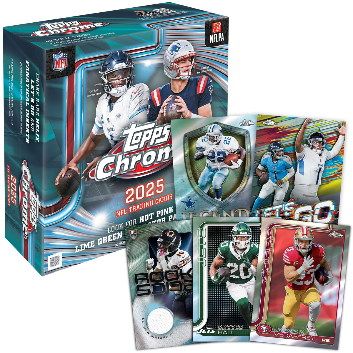 2025 Topps Chrome NFL Football Mega Box B816