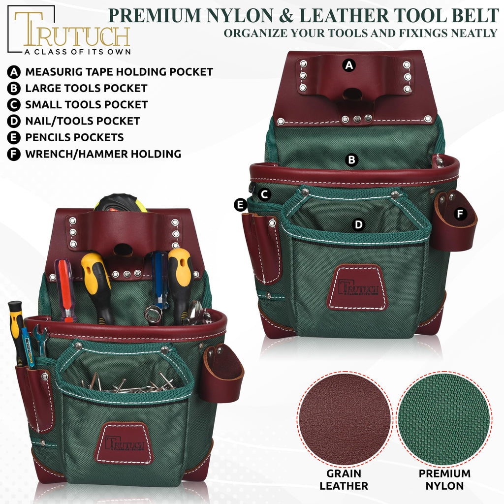 Nylon and Leather Tool Belt R191321