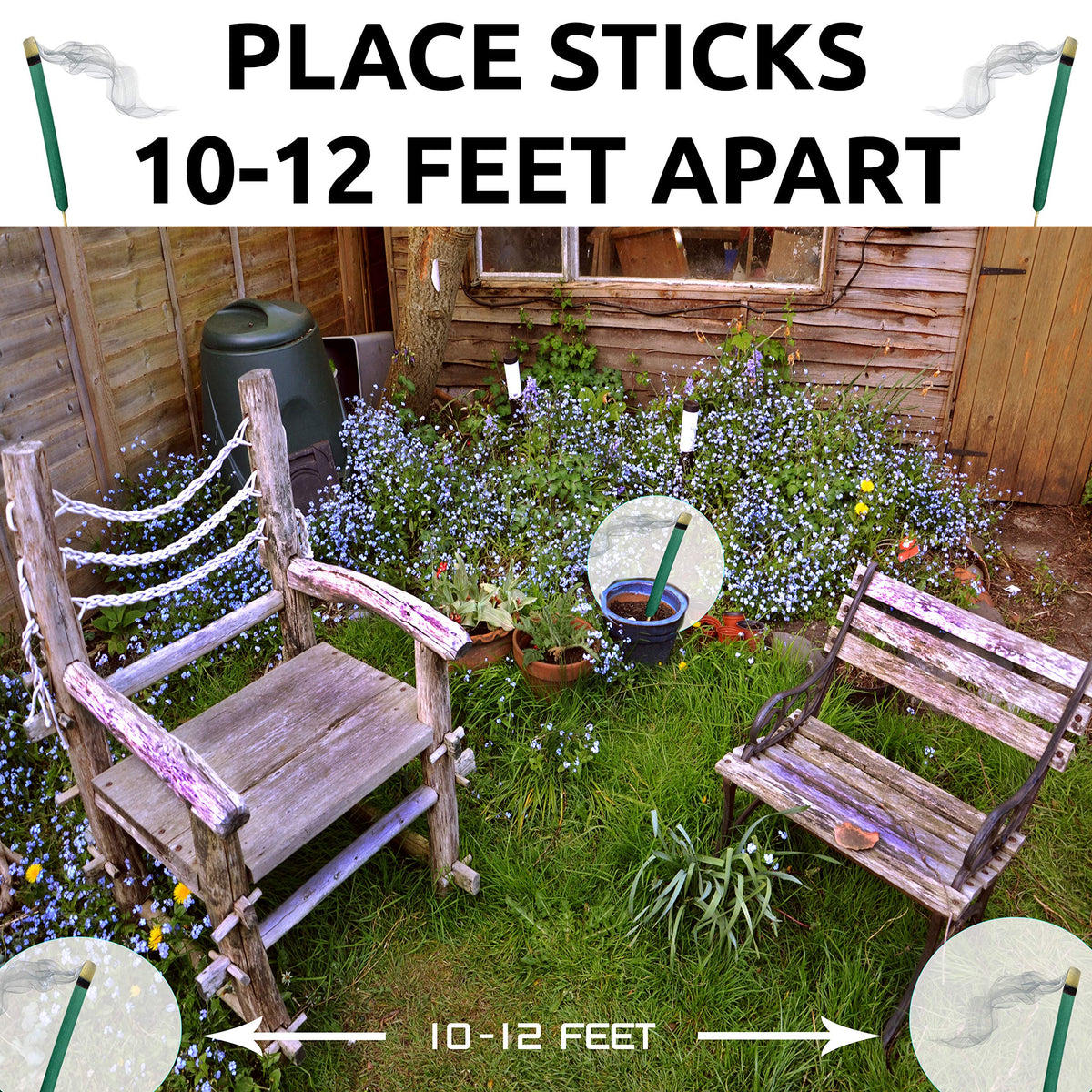 Mosquito Repellent Sticks 3 Pack X7067
